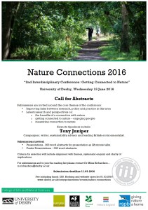 Nature Connections 2016 – Call for Papers | Finding Nature